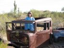PICTURES/Vulture City Ghost Town - formerly Vulture Mine/t_74_Sharon In Car.jpg